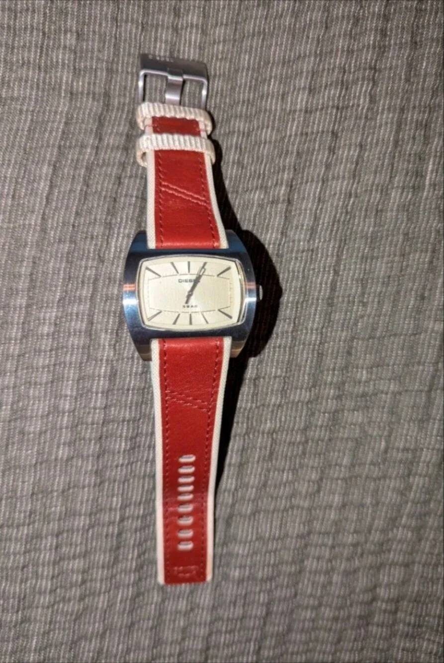 Diesel DZ Men's Brown Leather Watchband- EXCELLENT Condition